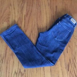 Levi’s dark wash straight jeans